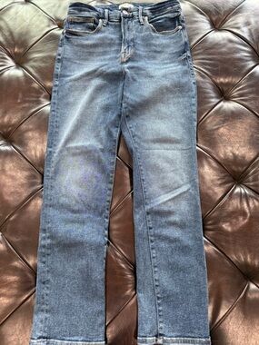 Good American Vintage Blue Straight Leg Jeans